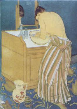 Mary Cassatt Woman Bathing France oil painting art